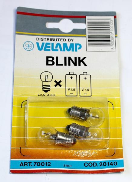 Blink - Birne / 2,5 V / 0,5 A / VE mit 3 Stk